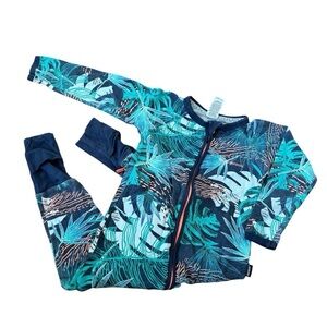 Tropical Print Kids wondersuit